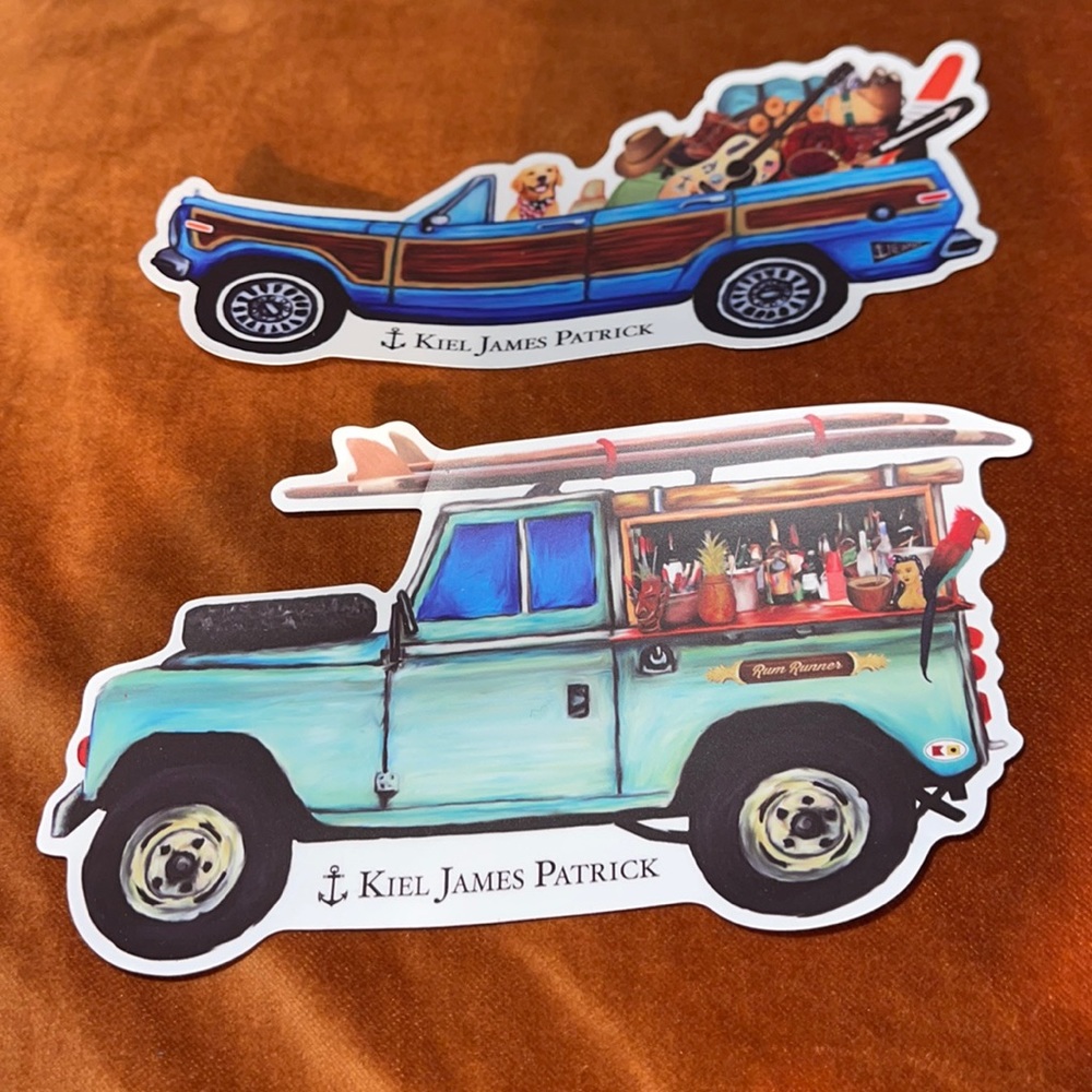 Kiel james Patrick stickers brand new